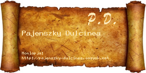 Pajenszky Dulcinea névjegykártya